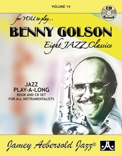 Front cover_Jamey Aebersold Jazz -- Benny Golson, Vol 14