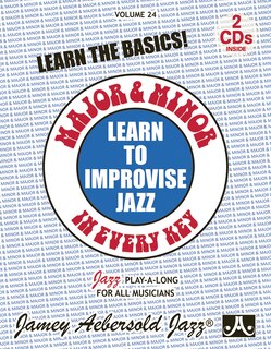 Couverture_Jamey Aebersold Jazz -- Learn to Improvise Jazz -- Major & Minor in Every Key, Vol 24