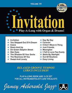 Couverture_Jamey Aebersold Jazz -- Invitation, Vol 59