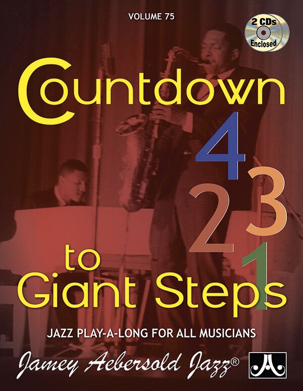 Front cover_Jamey Aebersold Jazz -- Countdown to Giant Steps, Vol 75