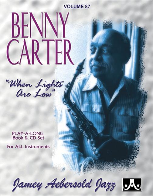 Front cover_Jamey Aebersold Jazz - Benny Carter, Vol 87