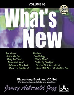 Jamey Aebersold Jazz -- What's New, Vol 93: Book & CD