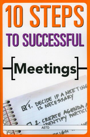 Front cover_10 Steps to Successful Meetings