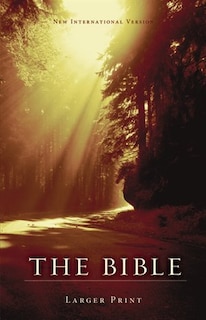 Front cover_Niv, Holy Bible, Larger Print, Paperback, Brown