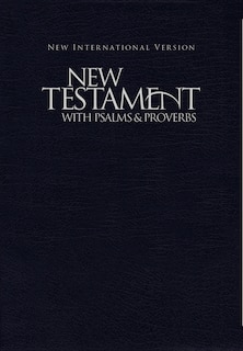 Front cover_Niv, New Testament With Psalms And   Proverbs, Pocket-sized, Paperback, Blue
