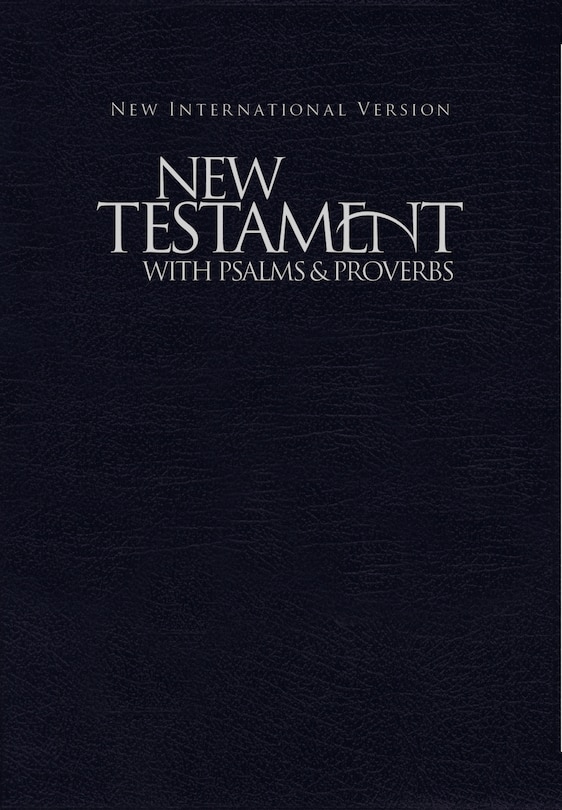Front cover_Niv, New Testament With Psalms And   Proverbs, Pocket-sized, Paperback, Blue