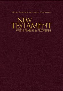 Front cover_Niv, New Testament With Psalms And   Proverbs, Pocket-sized, Paperback, Burgundy