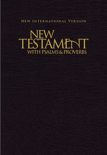 Front cover_Niv, New Testament With Psalms And   Proverbs, Pocket-sized, Paperback, Black