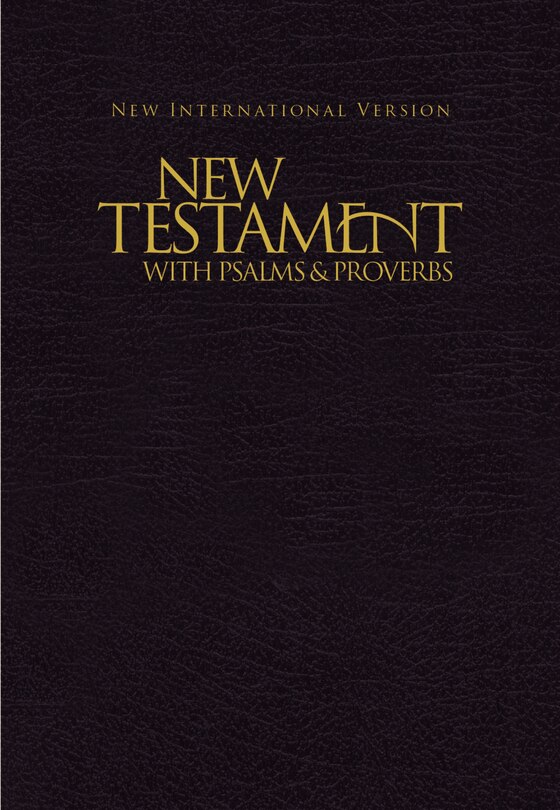 Front cover_Niv, New Testament With Psalms And   Proverbs, Pocket-sized, Paperback, Black