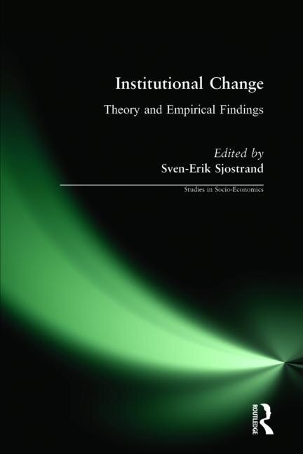 Couverture_Institutional Change