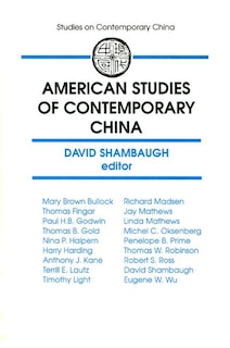 Couverture_American Studies Of Contemporary China