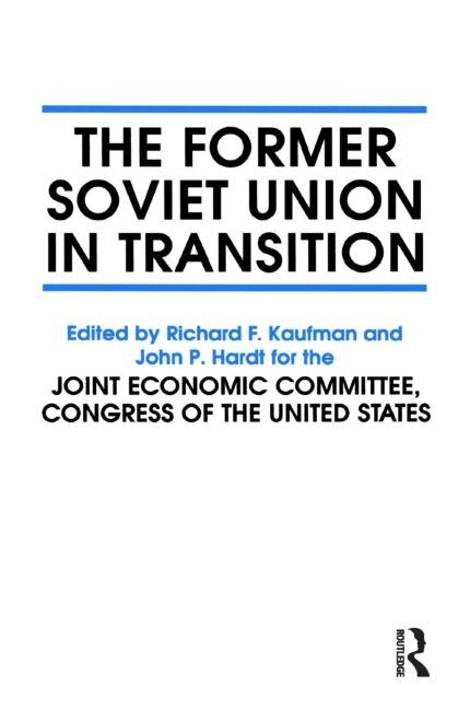 Front cover_The Former Soviet Union in Transition