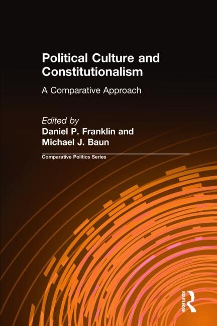 Couverture_Political Culture and Constitutionalism