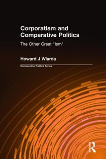 Couverture_Corporatism and Comparative Politics