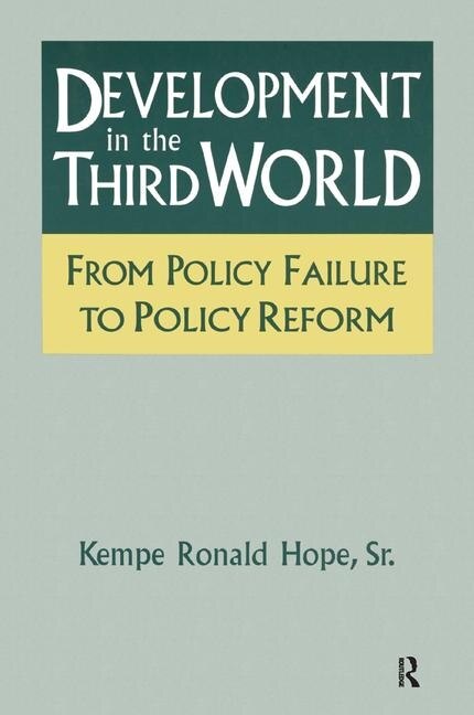 Couverture_Development in the Third World: From Policy Failure to Policy Reform