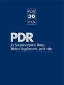 2009 PDR For Non-Prescription Drugs Dietary Supplements and Herbs