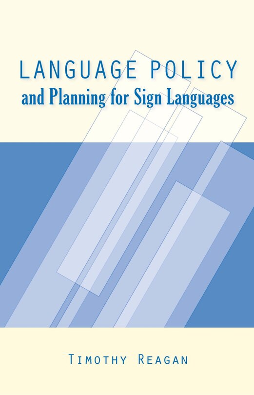Front cover_Language Policy and Planning for Sign Languages