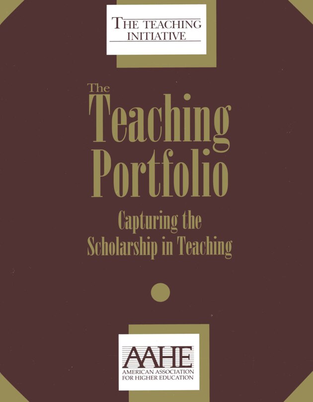 Front cover_The Teaching Portfolio