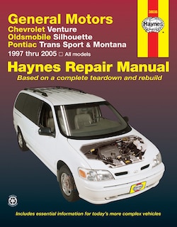 Front cover_Gm: Chevrolet Venture 1997-05, Oldsmobile Silhouette 1997-04, Pontiac Trans Sport 1997-98 & Pontiac Montana 1999-05
