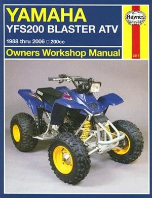 Yamaha YFS200 Blaster ATV: 1988 thru 2006, 200cc