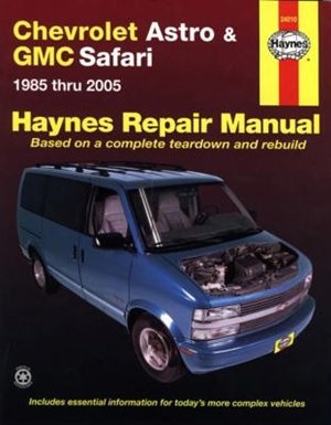 Front cover_Chevrolet Astro And Gmc Safari (85-05) Haynes Repair Manual