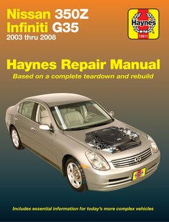Front cover_Nissan 350z & Infiniti G35 2003 Thru 2008 Haynes Repair Manual