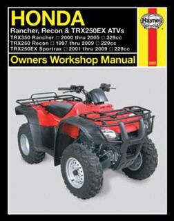 Couverture_Honda Rancher, Recon & TRX250EX ATV's