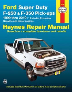 Front cover_Ford Super Duty Pick-up & Excursion for Ford Super Duty F-250 & F-350 Pick-ups & Excursion 999-10) Haynes Repair Manual