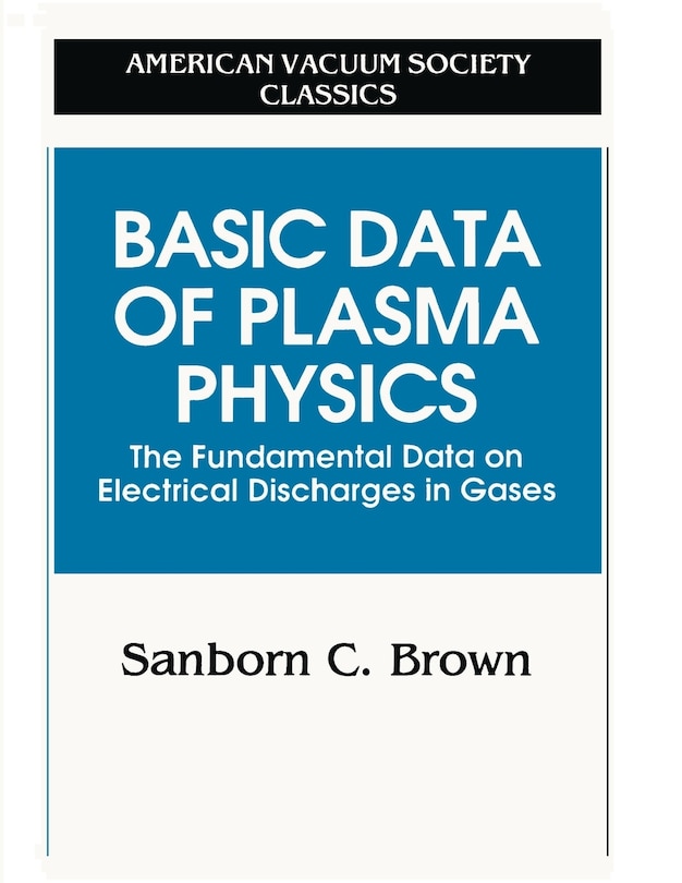 Front cover_Basic Data Of Plasma Physics