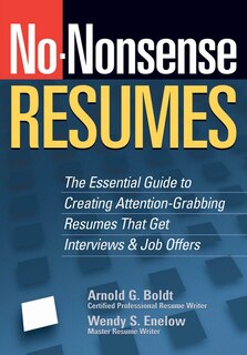Front cover_No-Nonsense Resumes