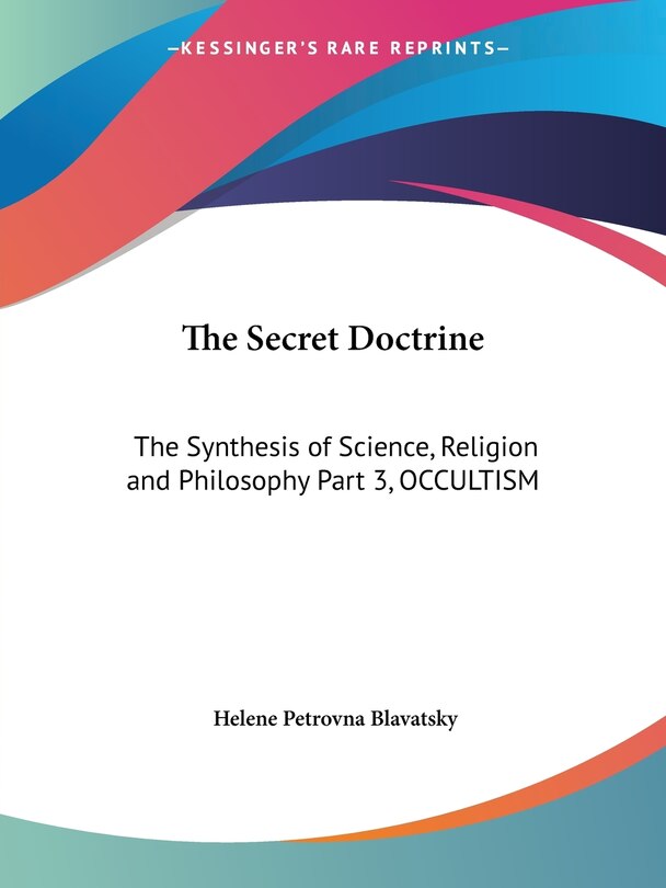 Couverture_The Secret Doctrine