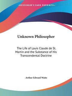 Front cover_Unknown Philosopher