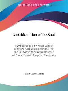 Front cover_Matchless Altar of the Soul