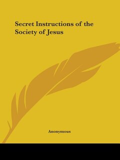 Couverture_Secret Instructions of the Society of Jesus