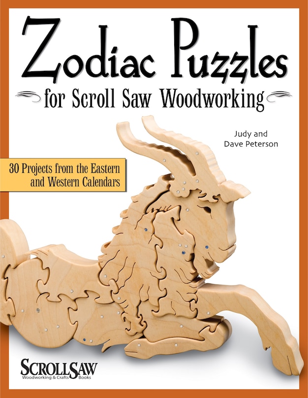 Front cover_Zodiac Puzzles for Scroll Saw Woodworking