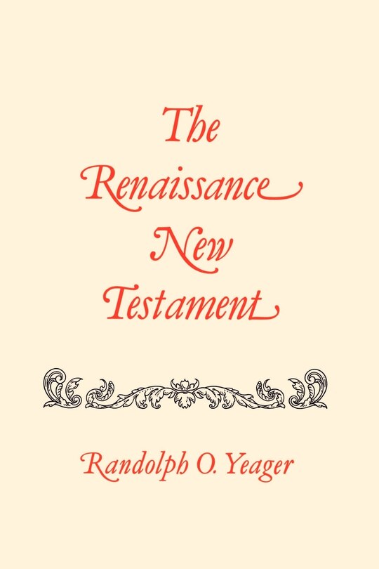 Front cover_The Renaissance New Testament
