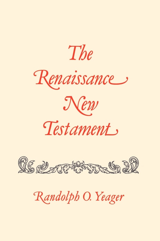 Front cover_The Renaissance New Testament