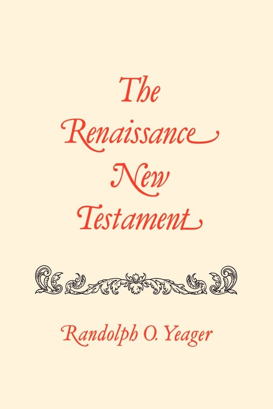 Couverture_The Renaissance New Testament, The: 34