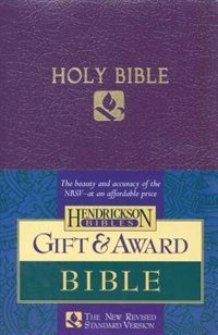 NRSV GIFT and AWARD BIBLE: Imitation Leather - Royal Purple