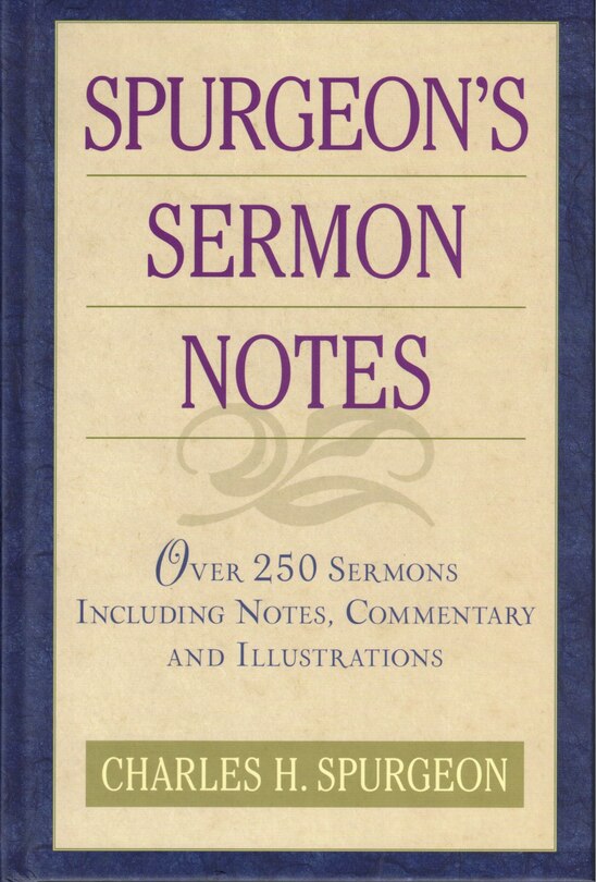 Front cover_Spurgeon's Sermon Notes