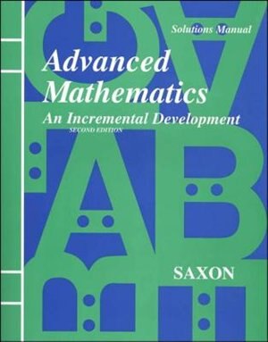 Front cover_Saxon Advanced Math Solutions Manual Second Edition