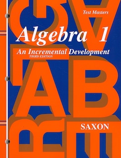 Front cover_Algebra 1: Test Masters