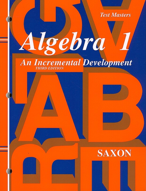 Front cover_Algebra 1: Test Masters