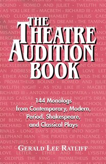 Front cover_Theatre Audition Book