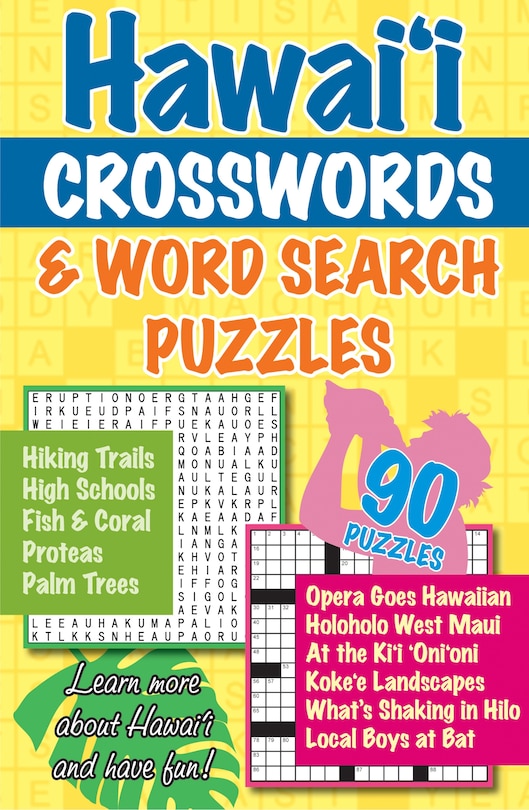 Front cover_Hawaii Crosswords & Word Search Puzzles