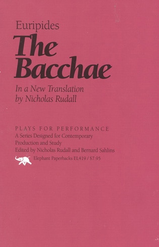 Front cover_The Bacchae