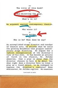 Couverture_Mis-directing the Play