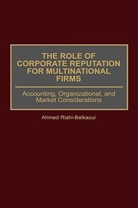 Couverture_The Role of Corporate Reputation for Multinational Firms