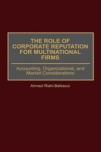 Couverture_The Role of Corporate Reputation for Multinational Firms
