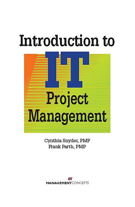 Front cover_Introduction To It Project Management